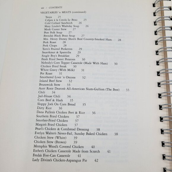 White Trash Cooking By Ernest Matthew Mickler 25th Anniversary Spiral Bound - Picture 8 of 15